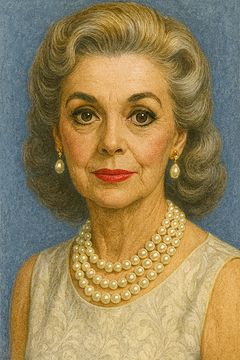 Cathy Markova, severe and elegant